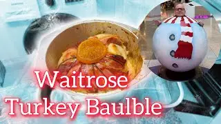 Рождественский шар в виде индейки от Waitrose #еда #праздничнаяеда