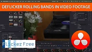 Removing LED Light Flicker (Rolling Bands) from Footage with  in Davinci Resolve