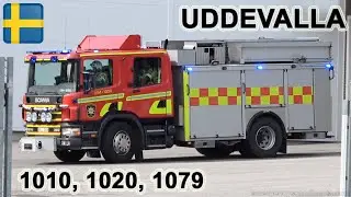 Uddevalla Fire Department responding with 3 units + boat [SE | 7.2020]