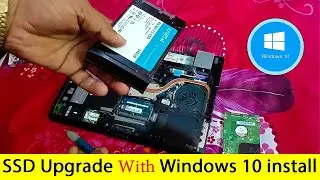 Dell Latitude E6410 😒SSD Upgrade🔥With Windows 10 👌Clean Installation | Crucial 240 GB SSD | Saktiraj