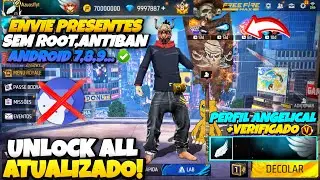 (ENVIANDO PRESENTES🎁) COMO COLOCAR UNLOCK ALL NO FREE FIRE, PEGANDO NA PARTIDA | LIBERE SKINS GR&Aacute;TIS