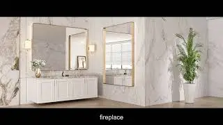 Experience a Clear Reflection with No Distortion - Upgrade Your Bathroom with LOAAO Gold Mirror