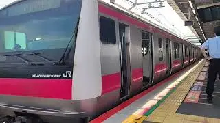 JR Keiyo Line Maihama Station Departure Melody Platform 1 E233-5000 Series 