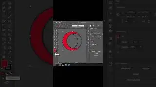 opera mini logo in illustration #shorts #illustration #illustratortutorial