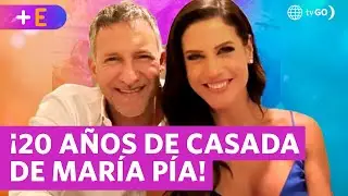 María Pía Copello celebró dos décadas de matrimonio | Más Espectáculos (HOY)