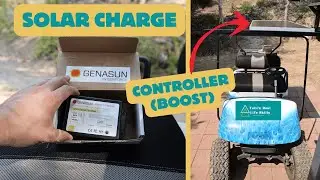 Установка контроллера заряда солнечной батареи GENASUN (Boost) для зарядки гольф-кара