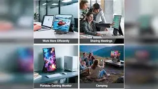 Review: 23.8'' Portable Monitor,FHD 1080P 100Hz IPS Laptop Screen Extender,USB-C HDMI Large Of...