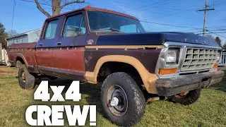 Number One MOST DESIRABLE Ford Crew Cab, Lost and Abandoned!