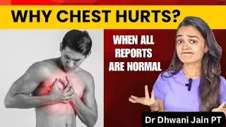 Ye chest pain heart attack nahi hai | Costochondritis in hindi | Dr Dhwani Jain PT