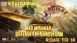 PUBG MOBILE LIVE STREAM | REALGAMING | ROAD TO 1K SUBS