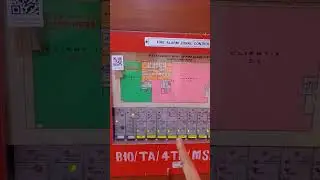 Fire alarm panel zonal control panel