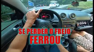SUBINDO A SERRA MAIS PERIGOSA DE SP DE CARRO BAIXO - UBATUBA