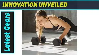 Набор шестигранных гантелей Amazing Fitvids в резиновом корпусе: для мощного домашнего спортзала.
