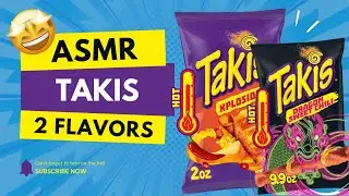 American Takis ASMR | Xplosion & Dragon Sweet Chili | No Talking, No Face