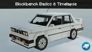 Basics of Blockbench + BMW E30 Modelling & Texturing Timelapse | With Commentary