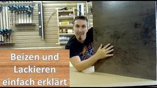 Beizen und Lackieren einfach f&uuml;r Jeden! CLOU Holzbeize, CLOU Holzsiegel I  Tipps und Tricks #2 I