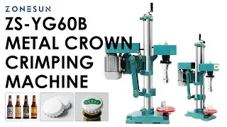 ZONESUN ZS-XG60B Crown Capper Beer Capping Machine