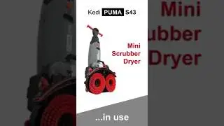 Tragbare Mini-Scheuersaugmaschine Kedi Puma S43