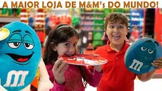 MARIA CLARA E JP NA MAIOR LOJA DE M&M's DO MUNDO!