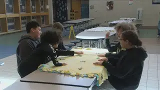 Loess Hills elementary students make blankets for kids in need