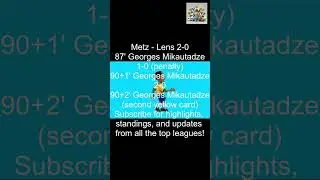 Metz 2&ndash;0 Lens | Mikautadze Brace and Red Card Drama! | Ligue 1 Matchday 10 Highlights
