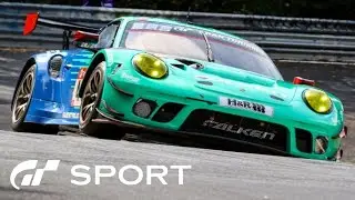 GT Sport - Livery Showcase: #44 Team Falken Motorsport 2021 24H N&uuml;rburgring | Porsche 911 RSR '17