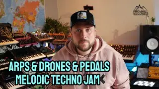 ANALOG TECHNO STUDIO JAM: Drones, Arps & Pedals