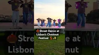 🌰Chestnut Fest Vibes in Lisbon | Girl Dancing in the Park 💃#cascais #lisbon #portugal #chestnut