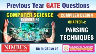 Previous Year GATE Questions | Computer Science Engineering | Compiler Design  | Qns- 39 | Ch-2