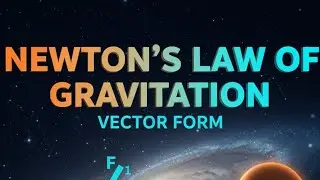 Gravitational force in  vector form #jeemain#neet