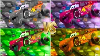 ⚔️ Lightning McQueen Tiles Hop Battle | Spin Wheel Edition #lyrics #mcqueen 