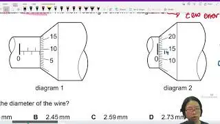 FM21 P12 Q4 Micrometer Zero Error | Feb/March 2021 | Cambridge A Level 9702 Physics
