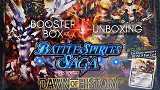 Battle Spirits Saga First Booster Box Dawn Of History Opening & Core Set! - Amazing Pulls! - BSS TCG