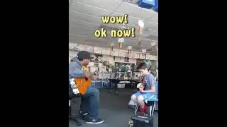 Guitar student is on Fire! -