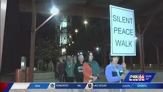 Silent peace walk held in opposition to PennDOT's Bayfront Parkway Project