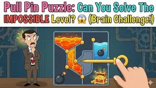 Pull Pin Puzzle: Can You Solve The IMPOSSIBLE Level? 😱 (Brain Challenge!)#games #gaming #gameplay 