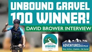 Unbound Gravel 100 winner - David Brower