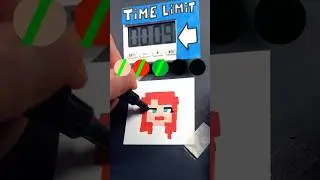 Drawing Black Widow in 40Sec (Minecraft x Marvel)