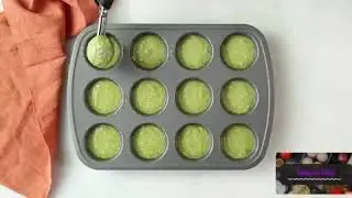 Sweet Spinach Muffins with Banana