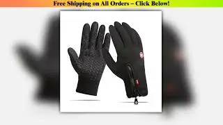 Motorcyclist Men's Cycling Gloves Women Biker Warm Winter Autumn Water-Repellent Thermal Gym