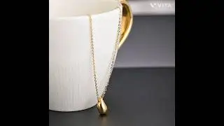 Women&rsquo;s 18k gold plated necklace#925Silver#Palmonas# #happyshopping#links in the description box