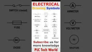 Electrical Drawing symbols #electrical #electrician #industrialautomation