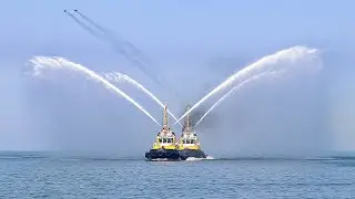 Парад кораблей. Буксиры. День ВМФ в Балтийске.