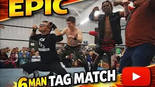  Full Match Epic 6 man tag team match Bk Bennet Teams With Flex Ferguson and Vito in North Carolina 