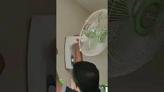 WALL FAN INSTALLATION #installation #shorts #wallfan