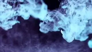 Free Stock Footage -Ink Drop in water, 4K. Blue tone.