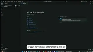 How to create a folder in Visual Studio Code| Complete beginner's Guide