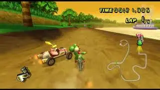 Mario Kart Wii Mirror Leaf Cup with Yoshi