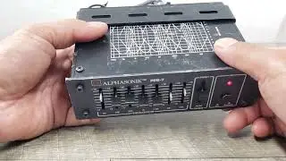 Old School 80s Alphasonik PEQ-7 Parametric Car Audio Equalizer
