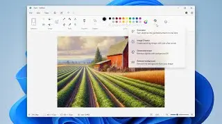 Microsoft Paint Gets a New Copilot Menu (Copilot+ PCs only)